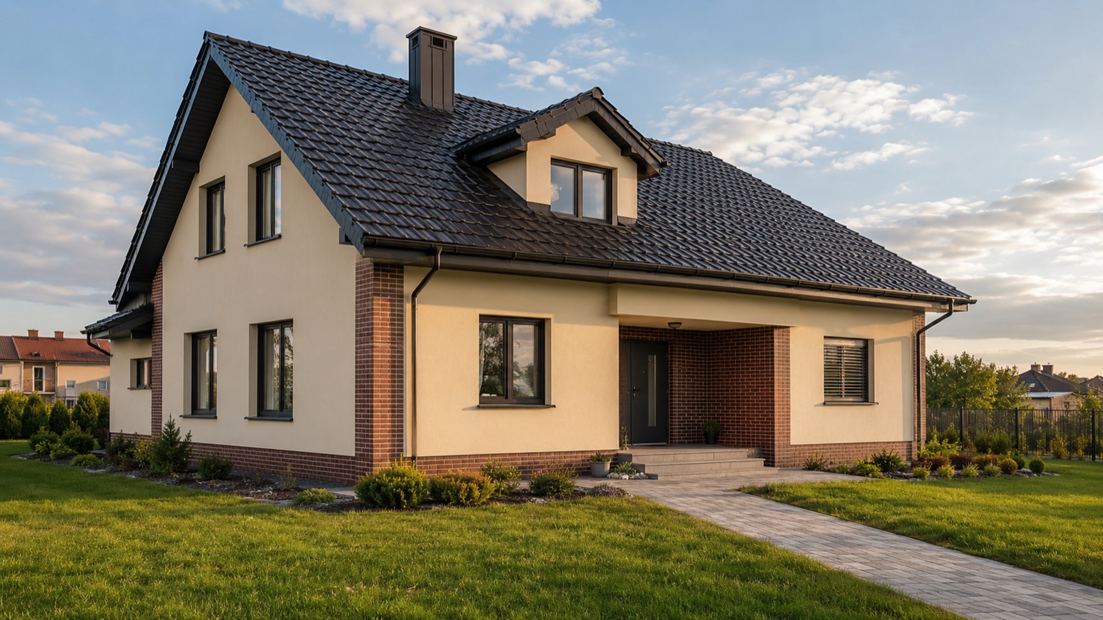 Elewacja z klinkierem — Grójec, 2024